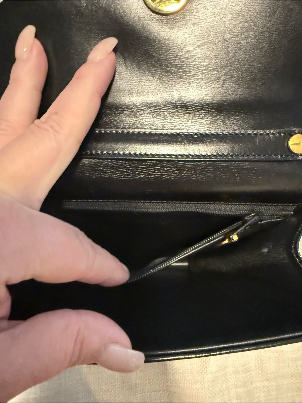 Dior Black Mini Bag with Gold Accent - Picture 10 of 11